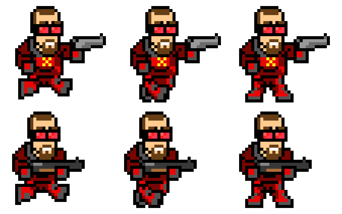 [9664c4] Character Sprite shotgun and pistol