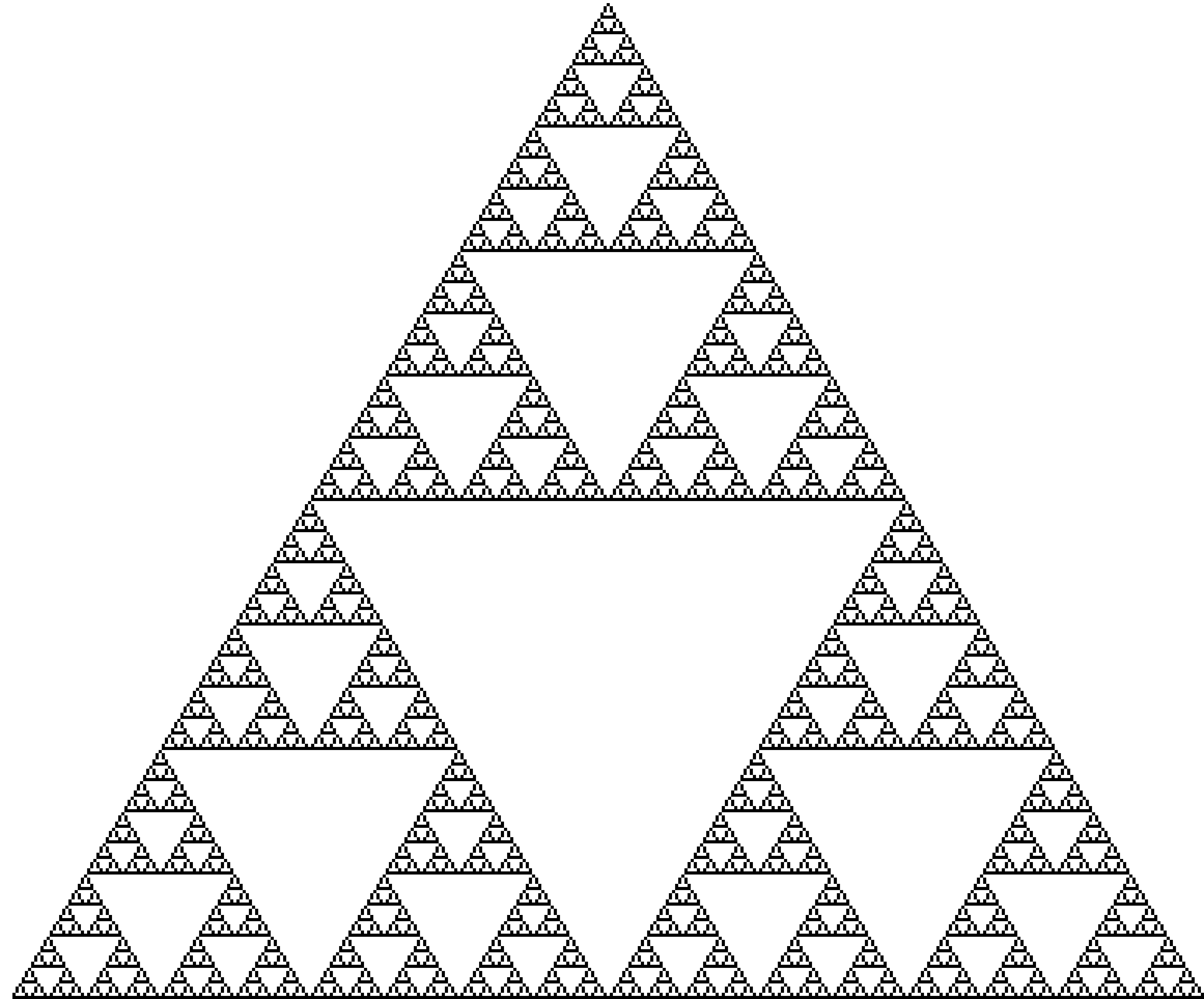 [678fa3] Sierpinski's triangle