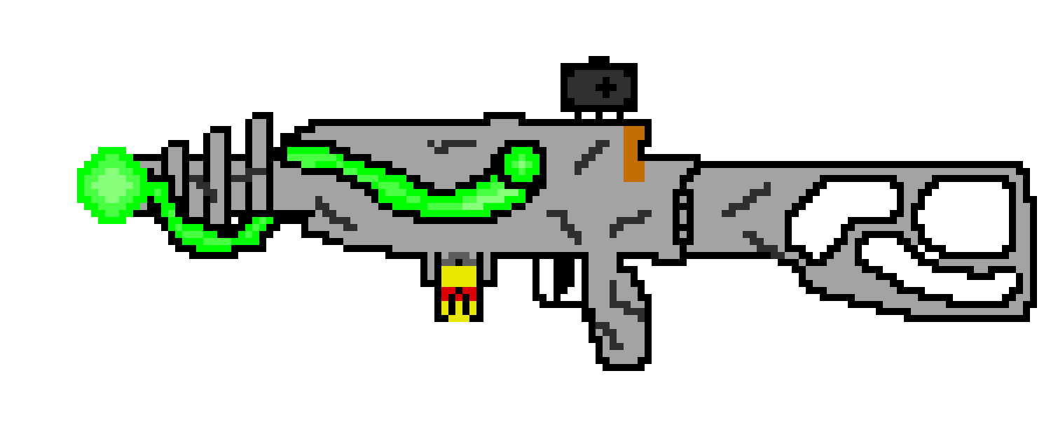 [9664c4] Fallout 3 Plasma Rifle w/ ACOG Sight & Microfusion Cell