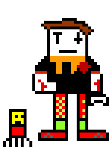 [0d03c8] Bloxfell bacon hair|pixel art|despacito