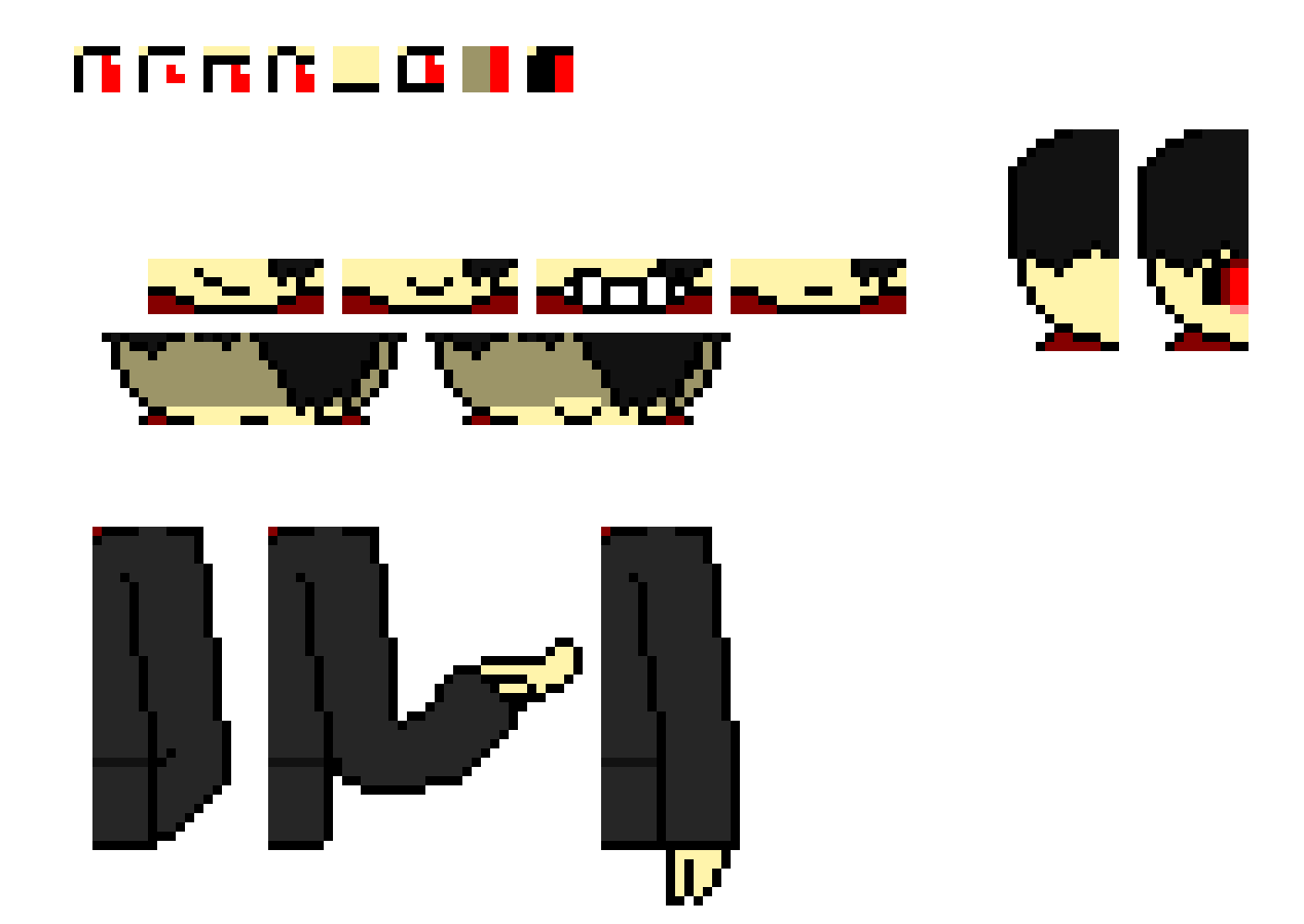 more (the blank one is for the eyes