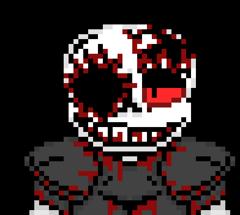 [513e84] Almost any Horror AU always has the plot of Undyne getting beat the shit out of by Sans. - Kronora