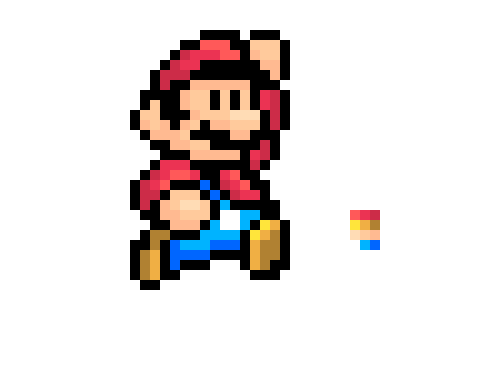 Super Mario 3 Pixel Art