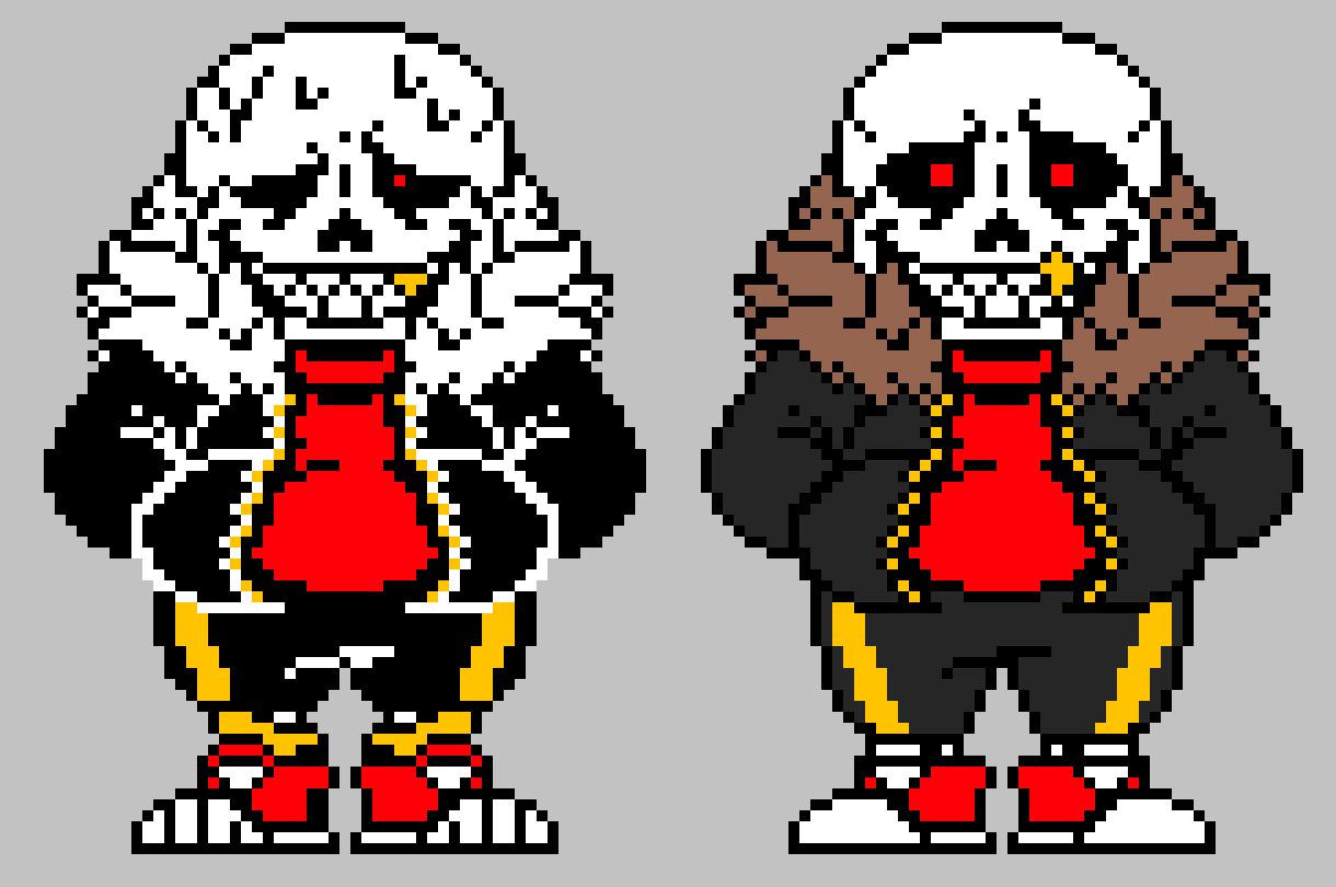 Canon fell vs underfell sans