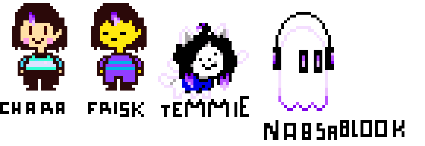 [de9582] First four of my characters for MidnightTale