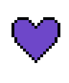 [40ed8f] purple pixel heart