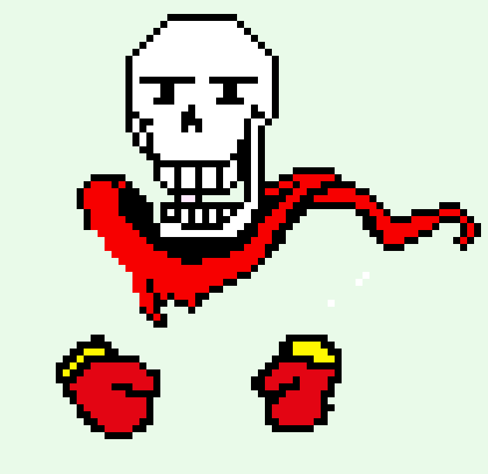 dusttale Papyrus sprite