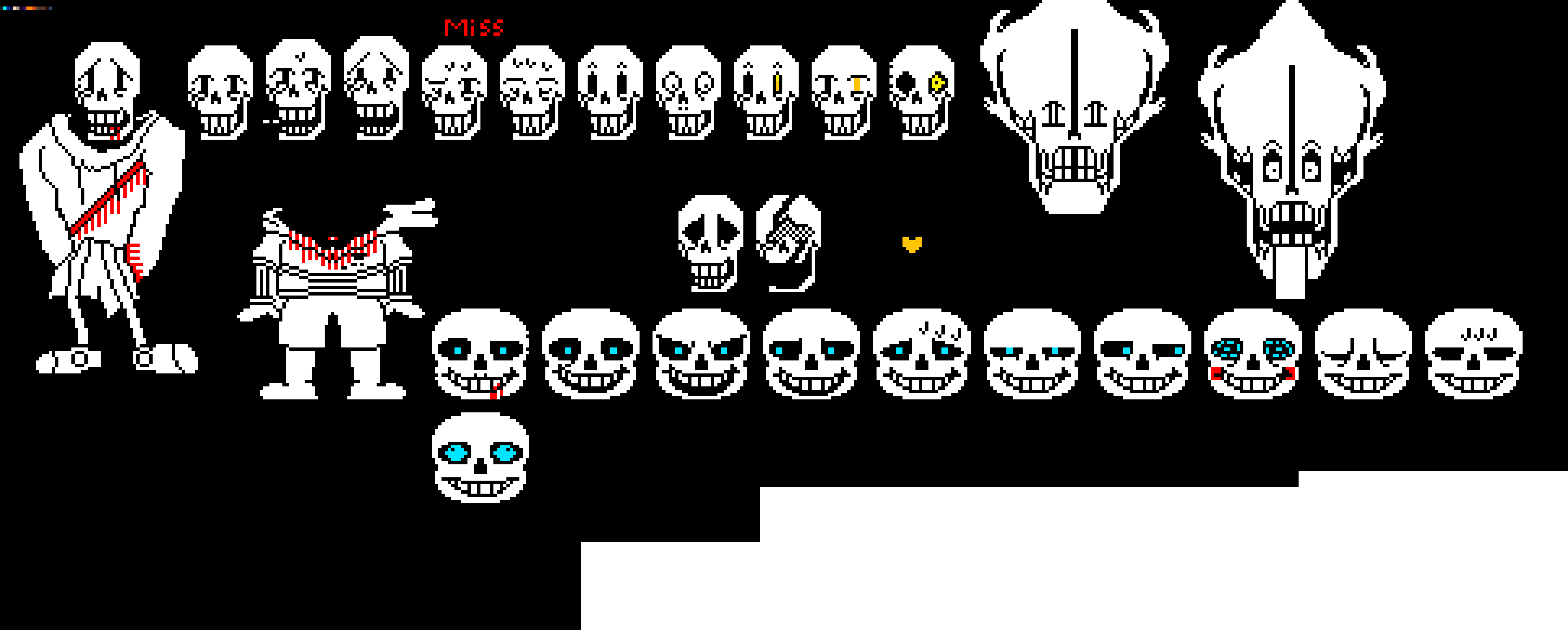 [8ed931] Undertale Sans and Papyrus Battle Sprite.