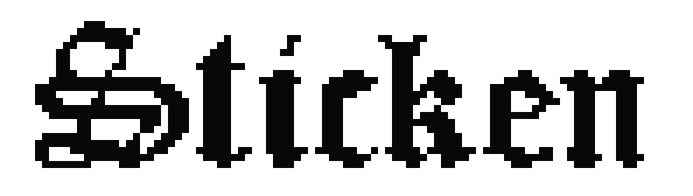 [a3790e] "Sticken" cross stitch