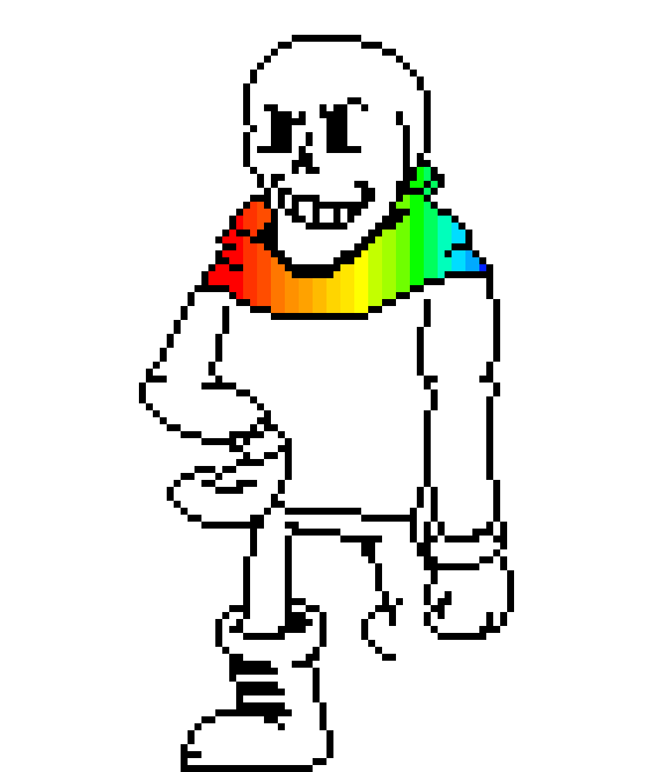 here is the progress on spinshift (storyshift edition) sans and papyrus 2