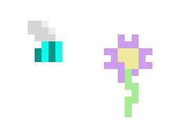 [c9c00b] Bee flower frame 6