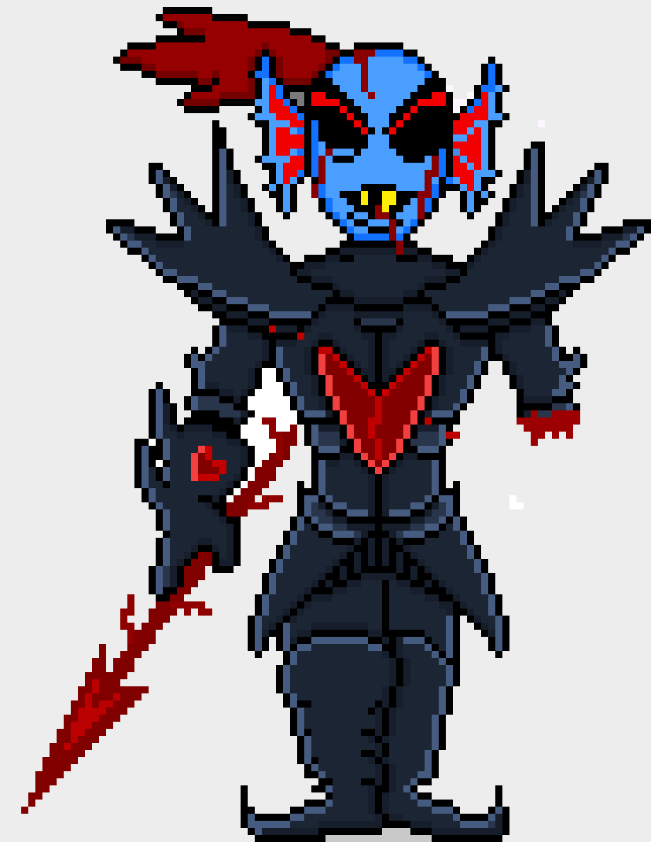 Underhell Undyne the Undying Battle Sprite