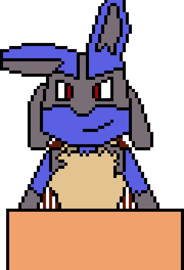 [9664c4] lucario at the table