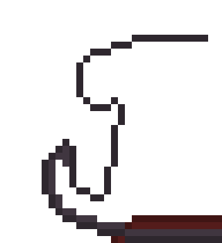 [a00846] licorice hat outline