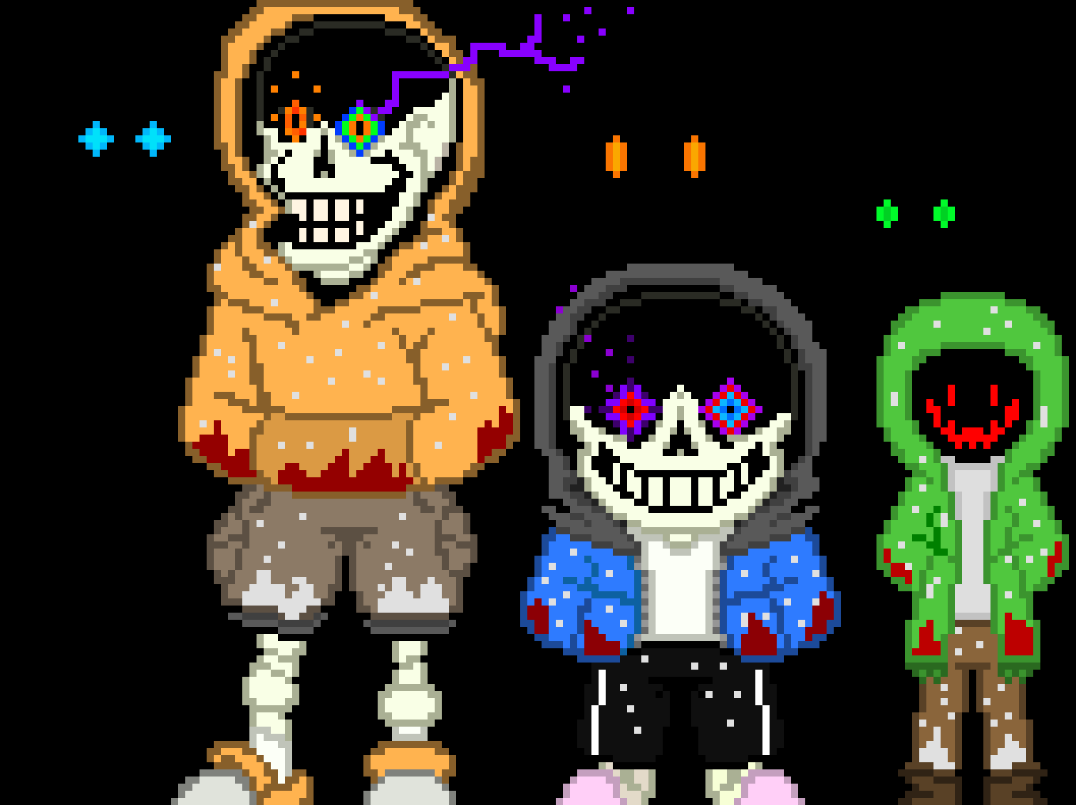 The MAD Time Trio(anyone wanna do dustbelief art)https://soundcloud.com/der-zocker-291619842/mad-time-trio-beginning-of-madness-aka-update