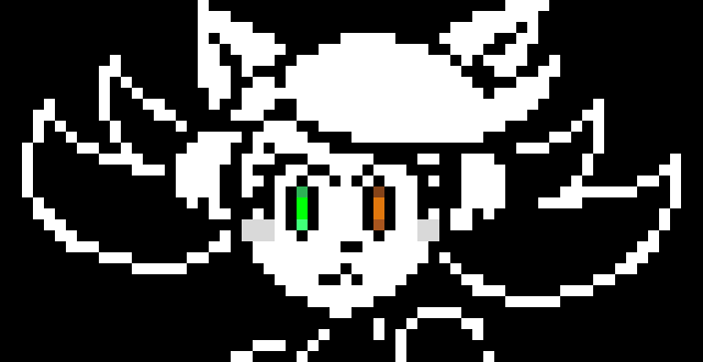 [95be89] - He-... She appears to be making something with the yarn balls around her... It appear she`s mildly pissed off, she lost the one that was thrown at you-