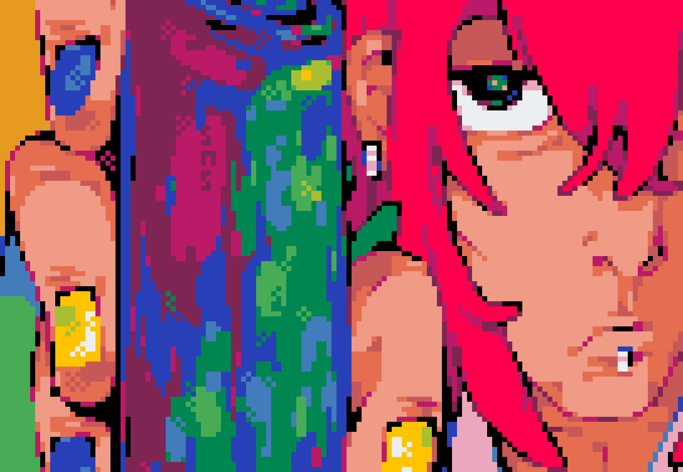 [68c135] mid bc of school but i might acc take a crack at rendering the hair then vomitting some random stuff into the bg to call it a day
