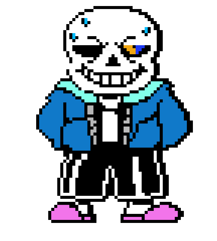 [9664c4] Sans Sprite (Bad Time Battle Sprite) My Version