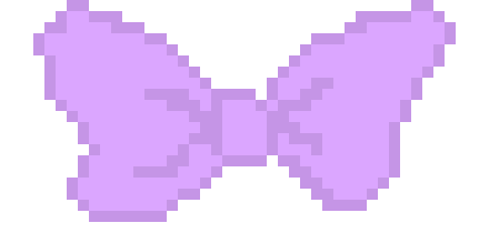 [f6ea9e] purple bow