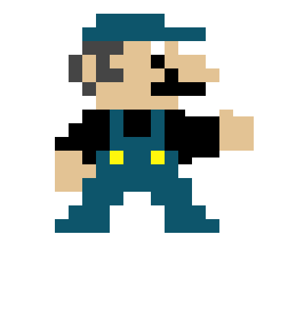 [18210e] Mario Pixel Art