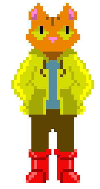 Pixel Cat (Larger Pixels)