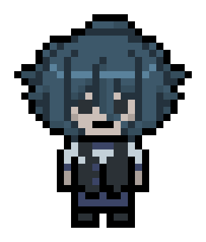 [4eb2e4] hideo pixel sprite