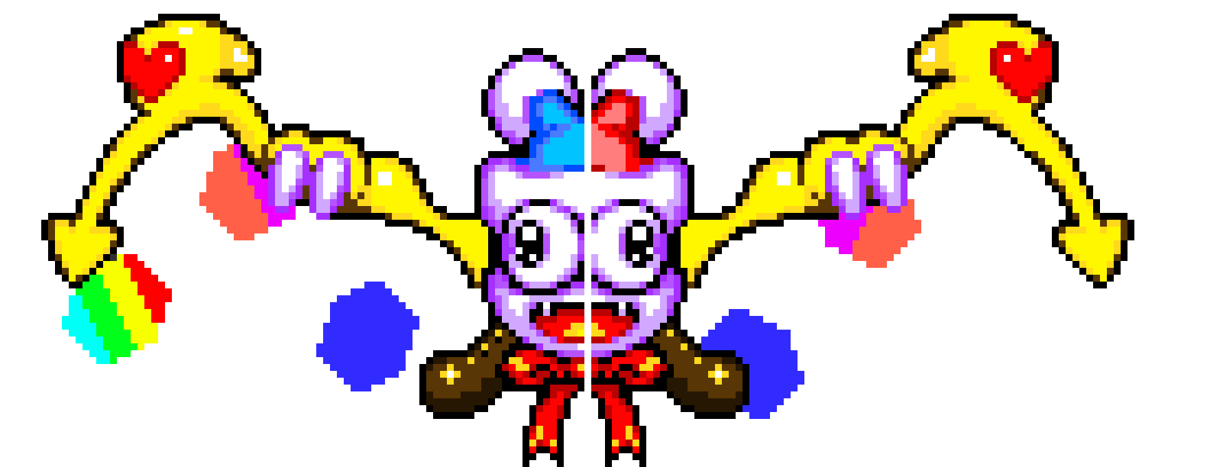 Marx (fires laser at kirby  )