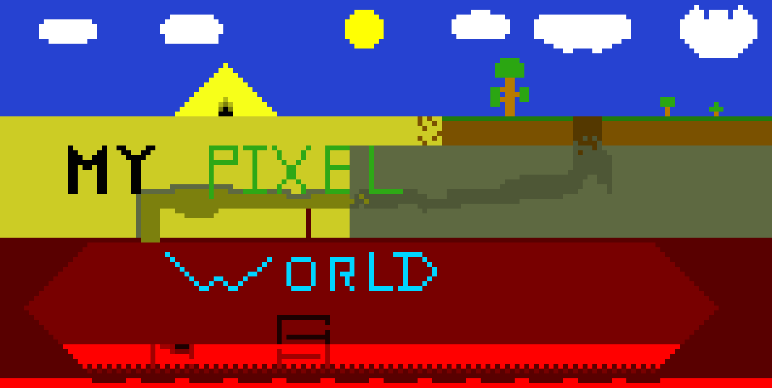 My pixel world banner