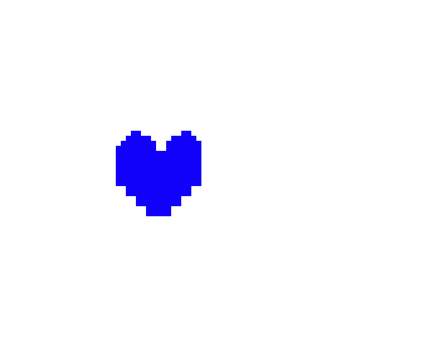 [c8ae48] blue heart