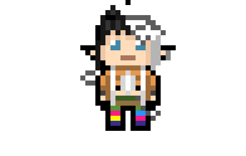 [855a49] danganronpa pixel haru