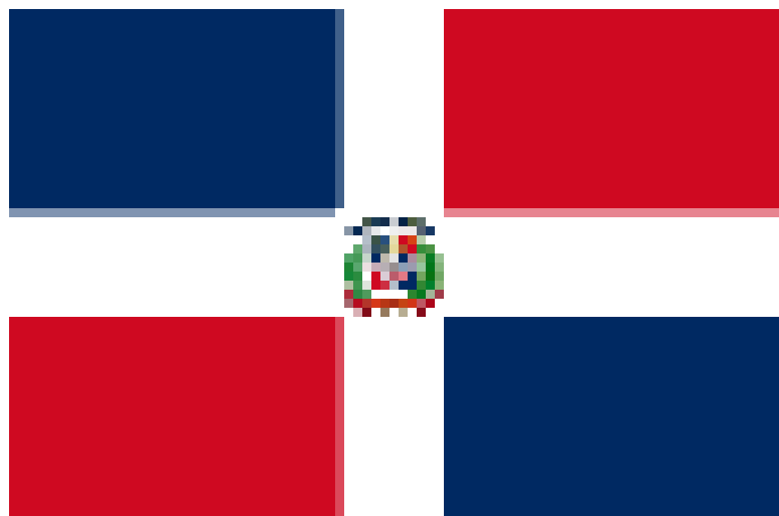 [3cd5ca] Dominican flag