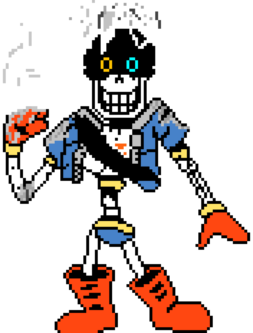Disbelief Papyrus Phase 5 Battle Sprite.