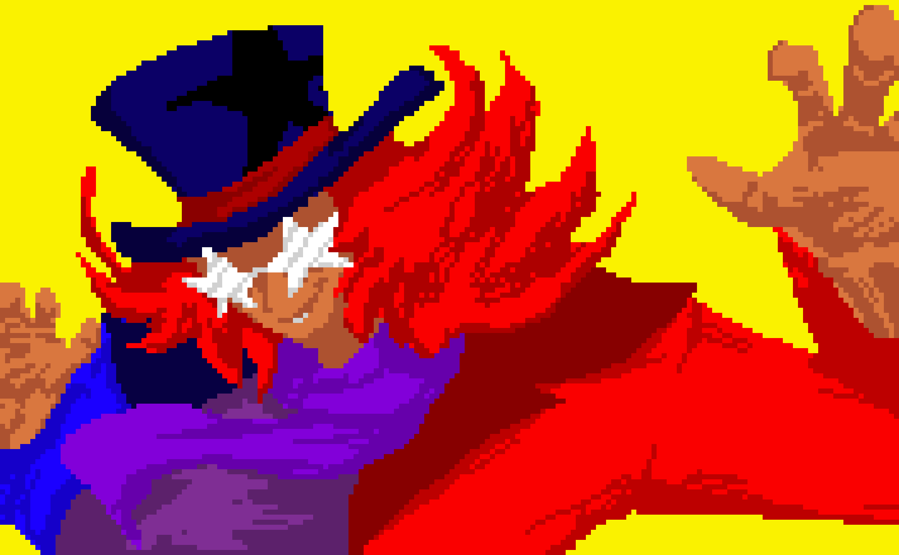 [90dac8] Showstopper rune ability allows him to inflict a "mirror effect" into reality, which allows him to do "smoke and mirrors" tricks with reality, such as mirroring a whole island above itself, or teleporting by mirroring himself over himself to pass into infinity, into an infinite reflections realm, where he could basically go anywhere by reflecting into it. Reflections, reflections reflections.