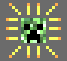 [9664c4] Glorius Creeper Minecraft.@