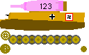 [a6d155]  pastel tiger tank v 3