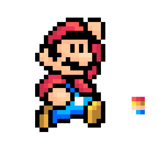 [58aaf7] Super Mario 3 Pixel Art