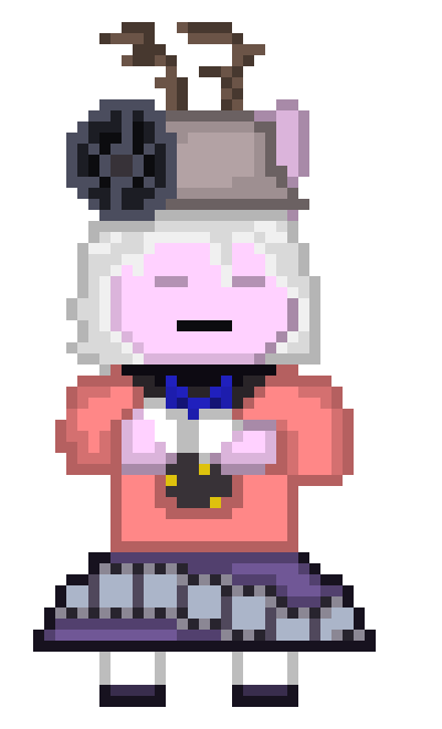 [2b2cca] Linda thinking hands together sprite