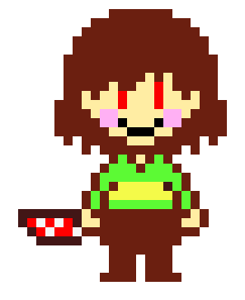 glitches into chara then blocks the blasters getting 6 damage then slashes him twice *