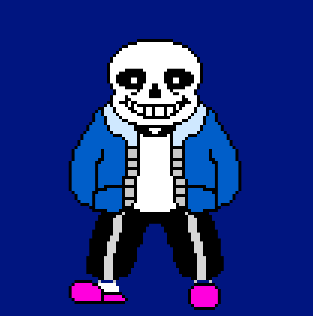 [9664c4] First attempt of a custom sans sprite