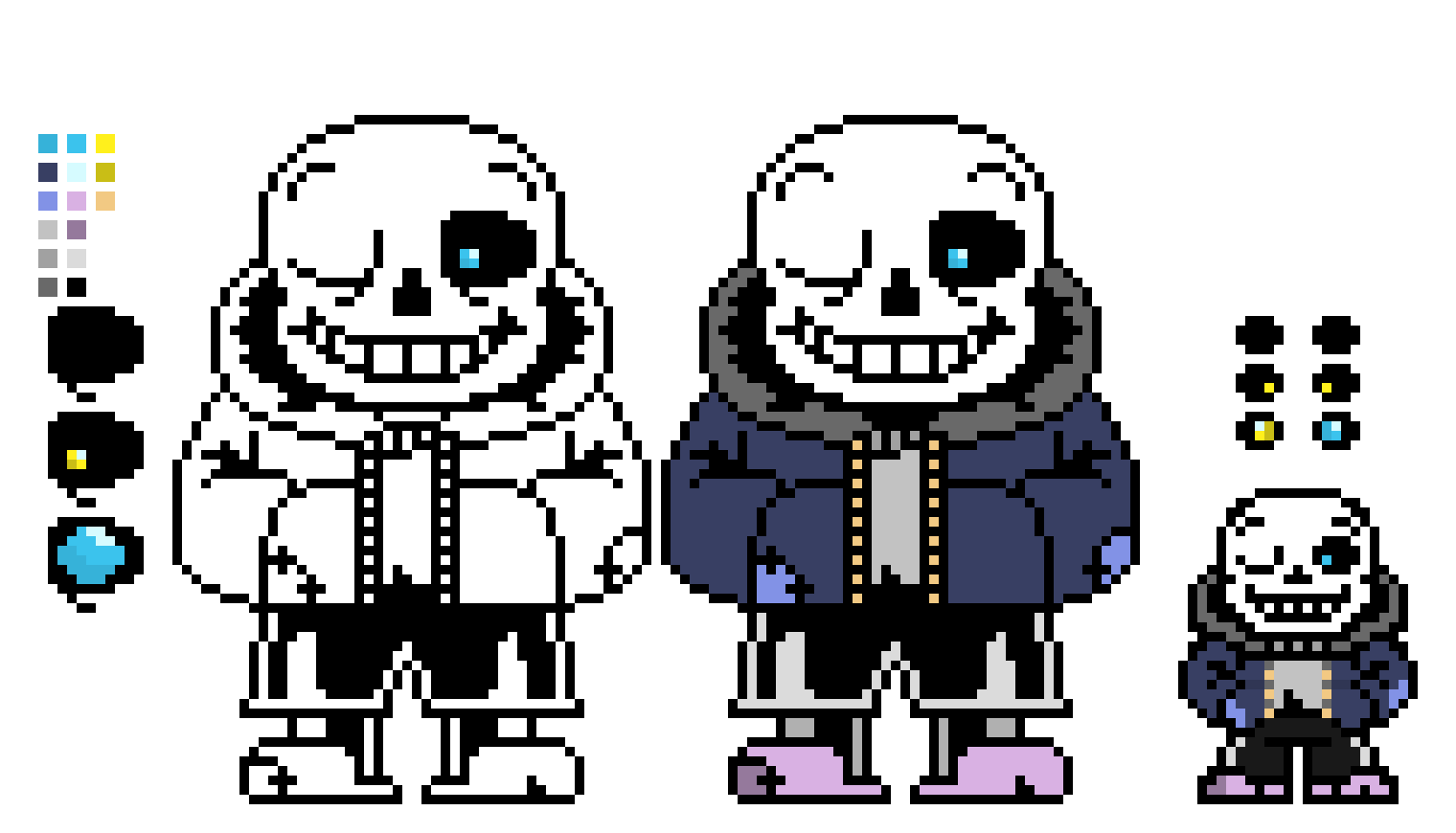 [9664c4] sans sprite and ow sprite
