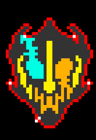 [54b5be] Errortale Last Eraser Phase 3 Blaster  (black background)