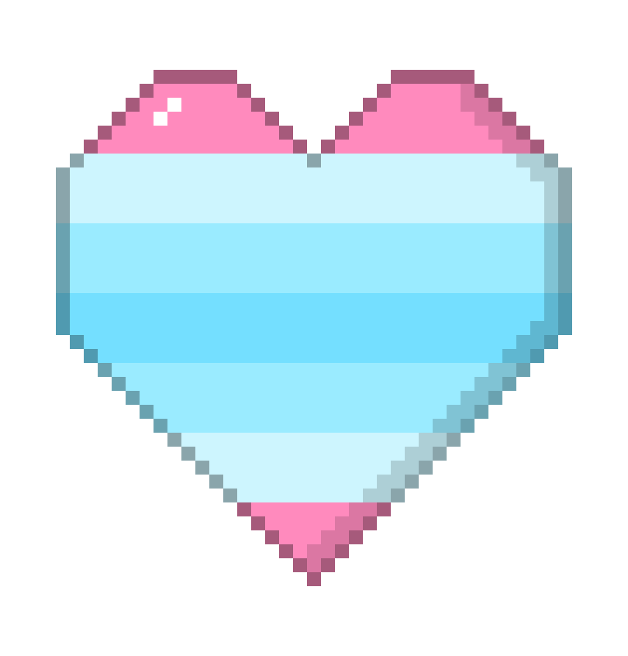 [9ac1d5] Transmasc Pride Heart