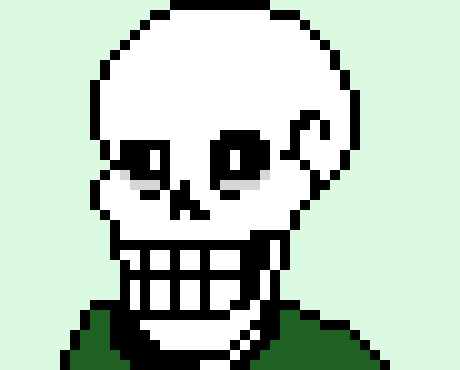 Anyways here is my progress on "canon ts!underswap" papyrus