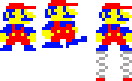 [a393da] Mario assets 8 bit