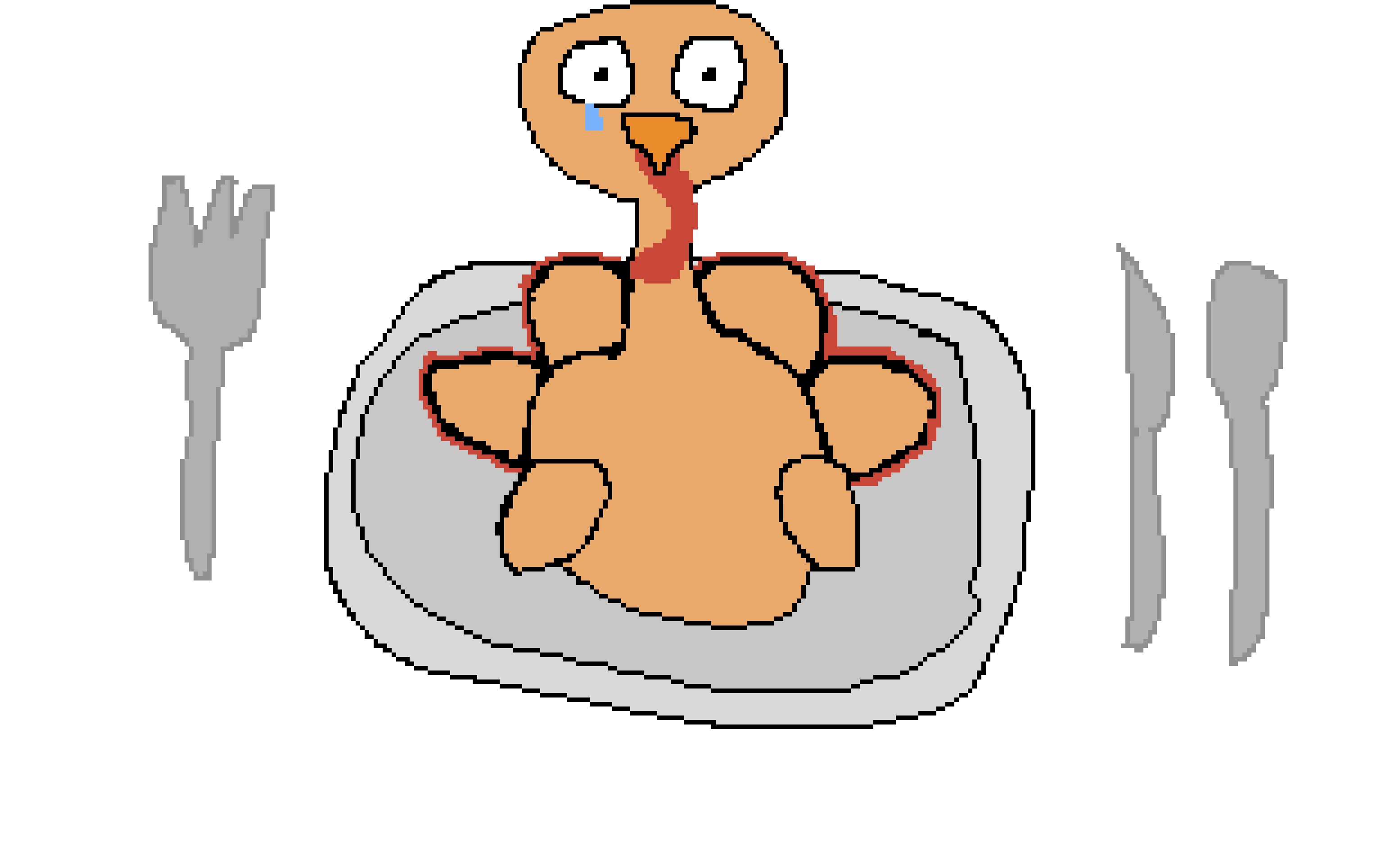 [67c3d7] Thanksgiving Pixel Art