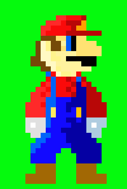 [6cd0a0] Super mario bros.1 mario sprite redone