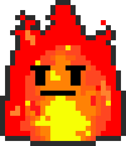 [beaef5] Flame Mini Boss 3 Outlined