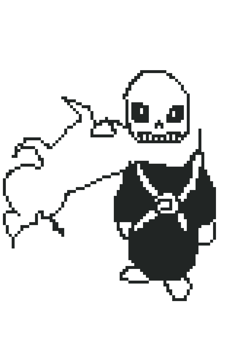 [adb8be] and as I already said, yes, very dense, to the point he has to wear a machine to keep his gravitational pull under control otherwise he wouldn't be able to even get near planets with them just crumbling and covering him (same thing for his weight). speaking of weight all of the bones that aren't visible are pretty much fine dust by now there's no way they could survive the pressurew so separating from host (which is literally just sans) would lead to instant death