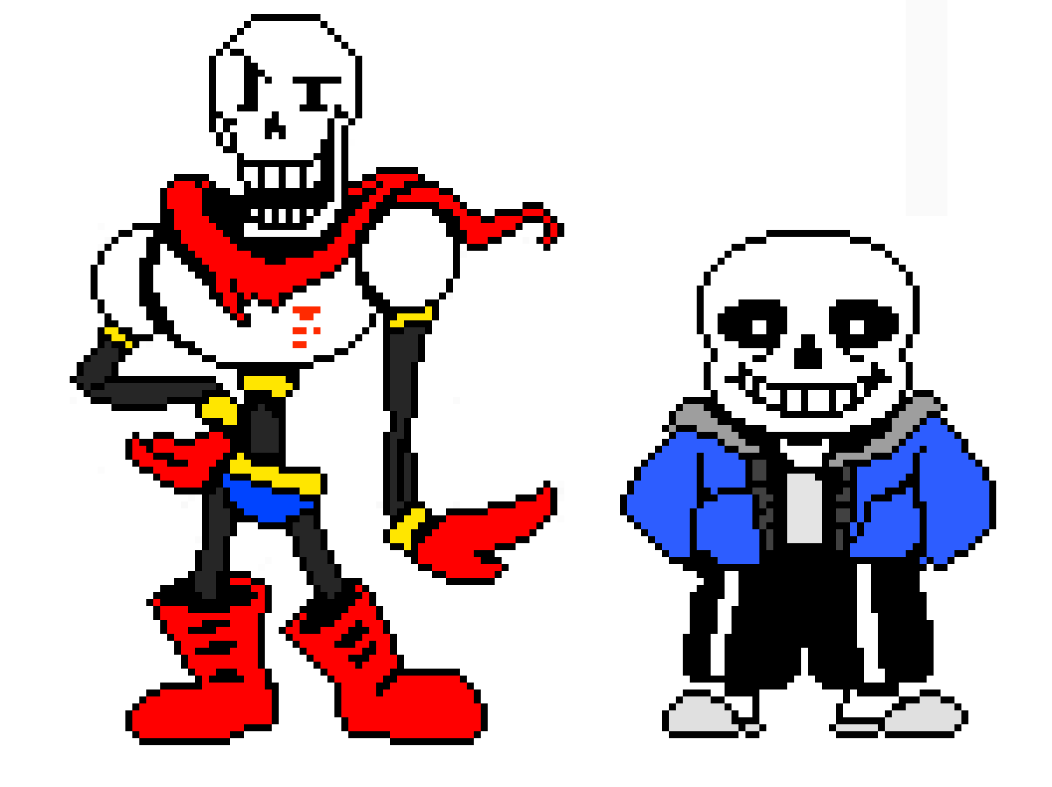 [b4c16a] THE GREAT PAPYRUS and sans the skeleton