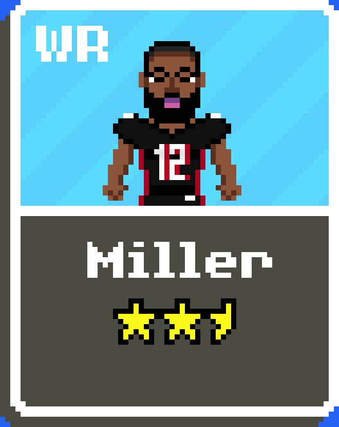 [f265fe] Isiah Miller Falcons Card